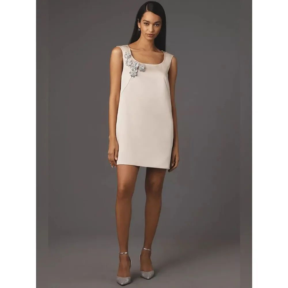 New Anthropologie Mare Mare Sleeveless Scoop-Neck Shift Mini Dress Size XL